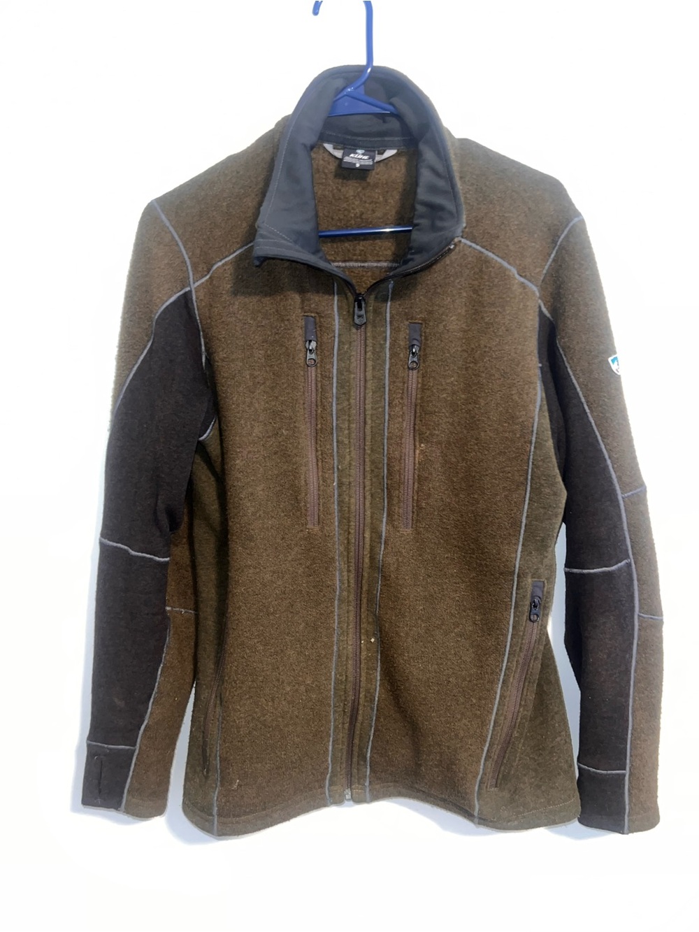 Kuhl Men's Brown Two-Tone Fleece Jacket